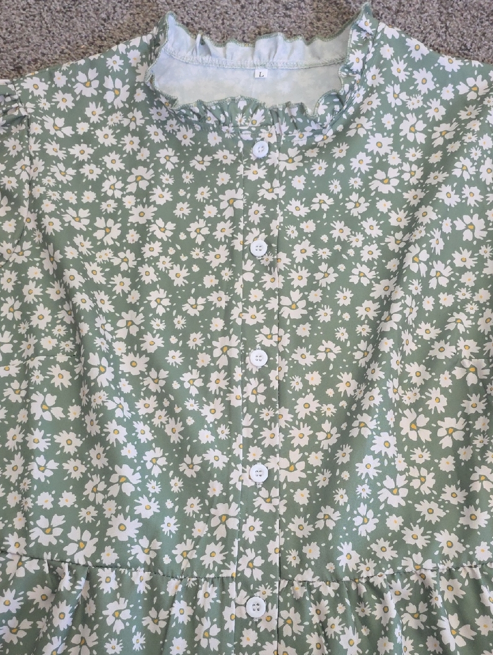 Floral Print Romper - Picture 5 of 6